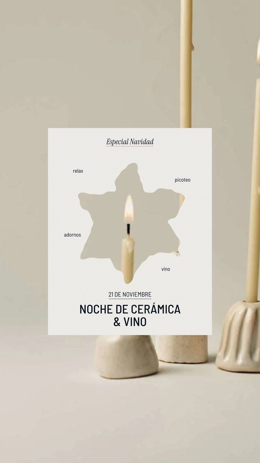 Noche de cerámica & vino
